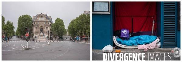 Serie: confines a la rue, les oublies du confinement.