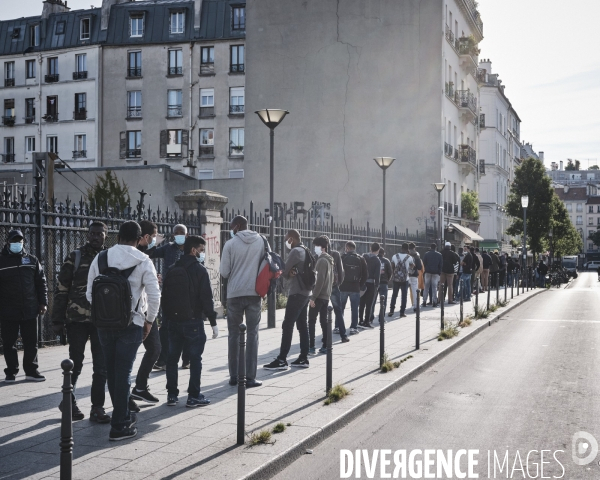 Saint-Denis, premier jour de déconfinement