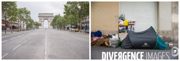 Serie: confines a la rue, les oublies du confinement.