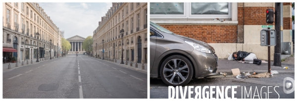 Serie: confines a la rue, les oublies du confinement.