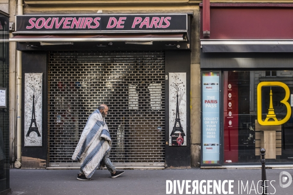 Sans abris dans paris.