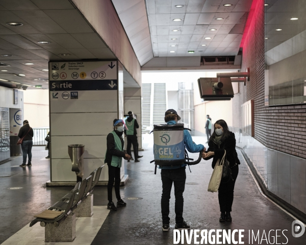 Paris-La Défense Première semaine de déconfinement