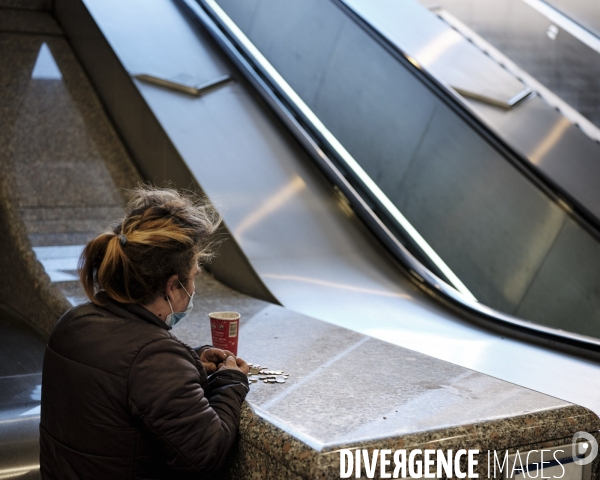Paris-La Défense Première semaine de déconfinement