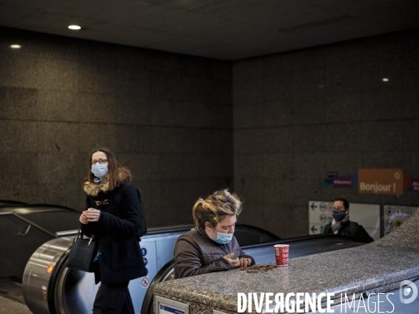 Paris-La Défense Première semaine de déconfinement