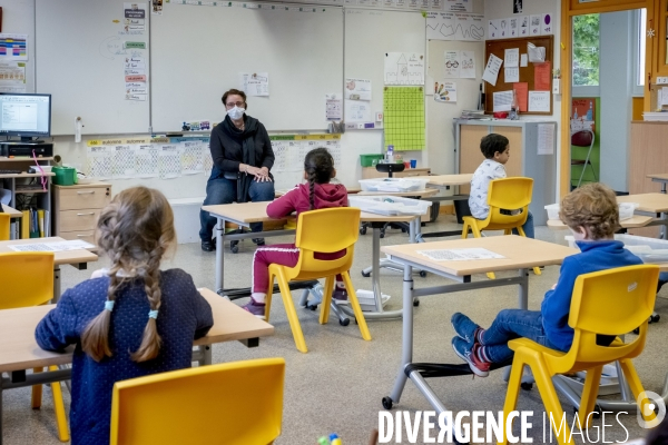 Rentrée des classes après le confinement.