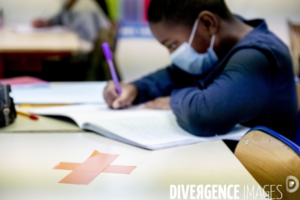 Rentrée des classes après le confinement.