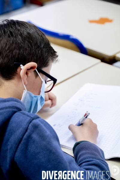 Rentrée des classes après le confinement.