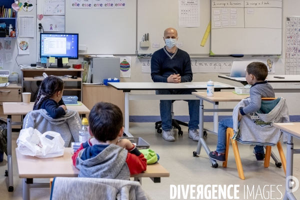 Rentrée des classes après le confinement.