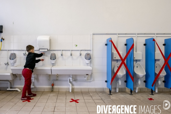 Rentrée des classes après le confinement.