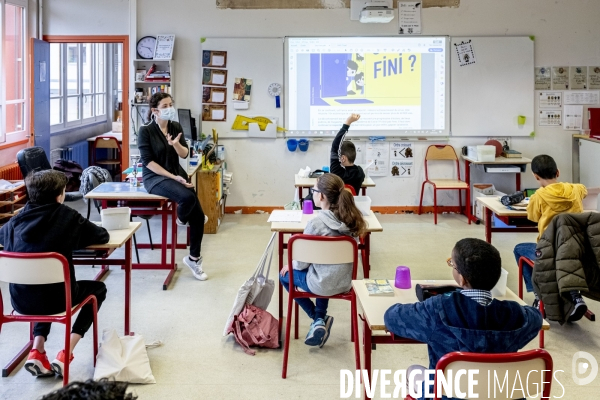 Rentrée des classes après le confinement.