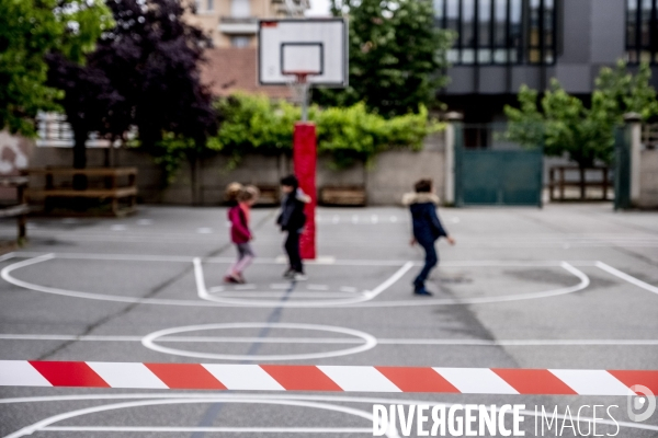 Rentrée des classes après le confinement.
