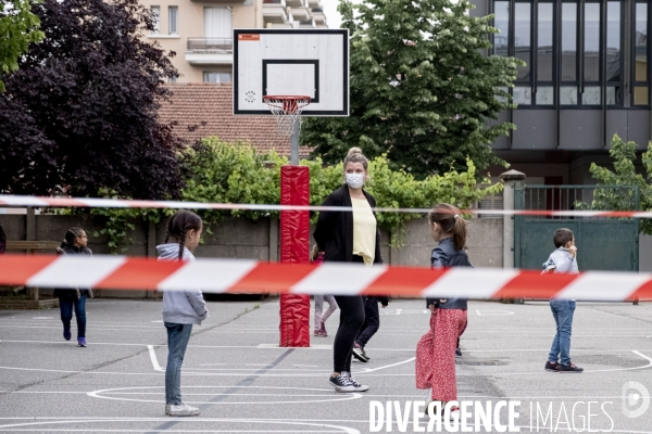 Rentrée des classes après le confinement.