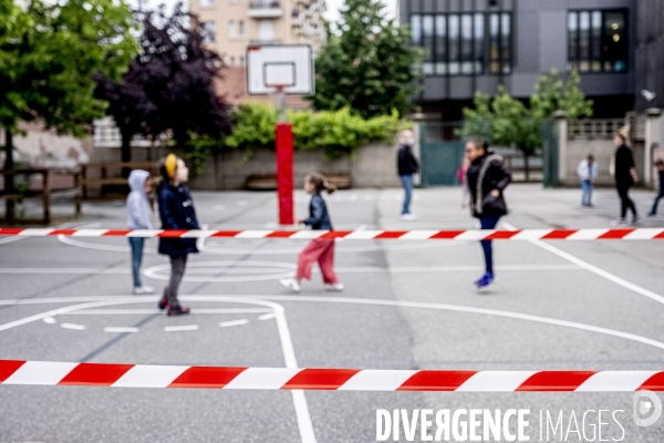 Rentrée des classes après le confinement.