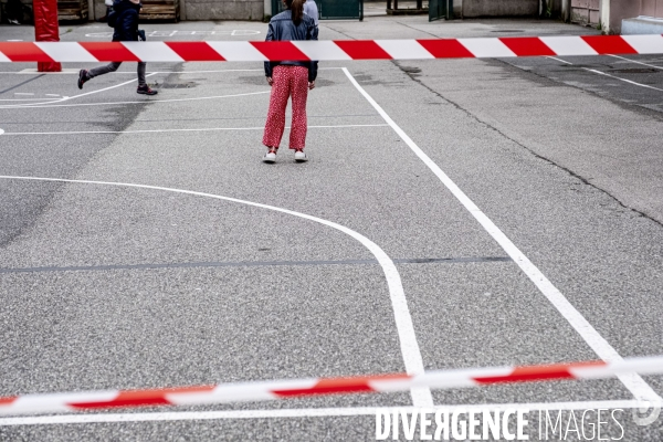 Rentrée des classes après le confinement.