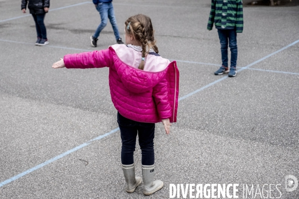 Rentrée des classes après le confinement.