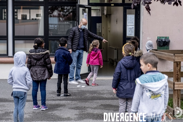 Rentrée des classes après le confinement.