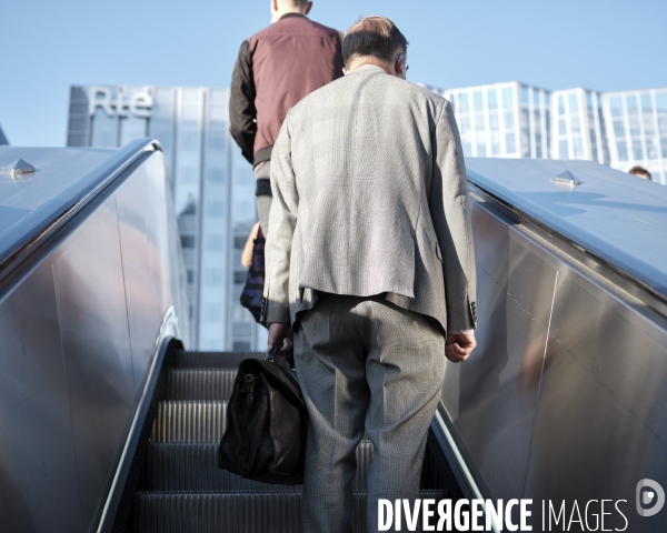 Paris-La Défense Première semaine de déconfinement