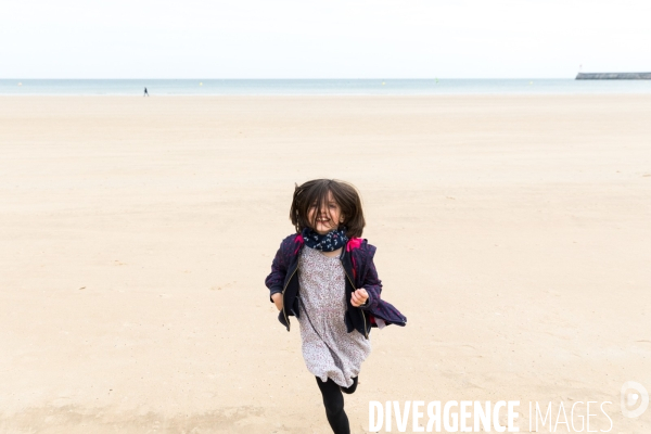 La plage des Sables-d Olonne à sens unique