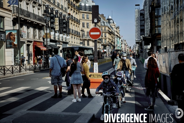 Les parisiens déconfinent au soleil, Paris 16 mai 2020