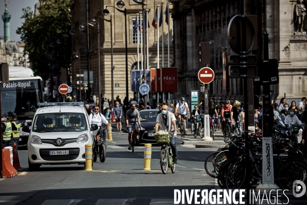 Les parisiens déconfinent au soleil, Paris 16 mai 2020