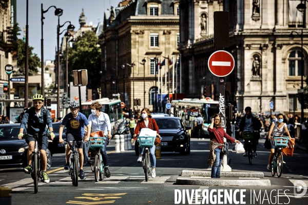 Les parisiens déconfinent au soleil, Paris 16 mai 2020