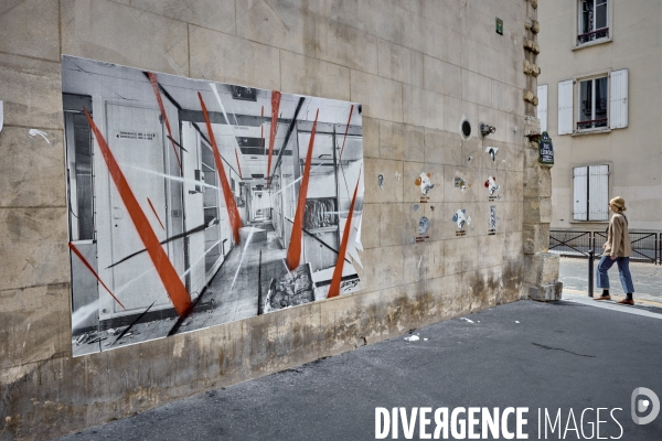 Street art, paris 14 , une oeuvre de Katre, graffeur