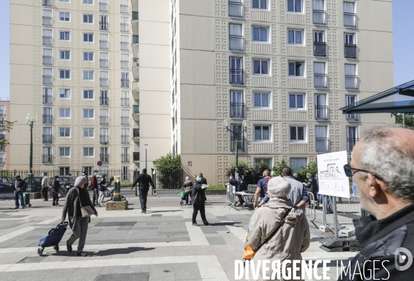 Marché alimentaire en BANLIEUE