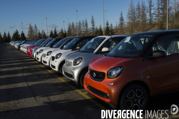 L usine automobile Smart du modèle 2 places