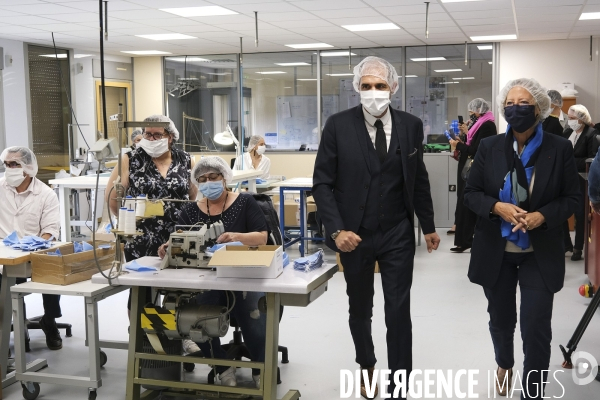 Déplacement de Madame la Secrétaire d Etat chargée des personnes handicapées, Sophie CLUZEL dans une entreprise adaptée APF France entreprises d Evreux