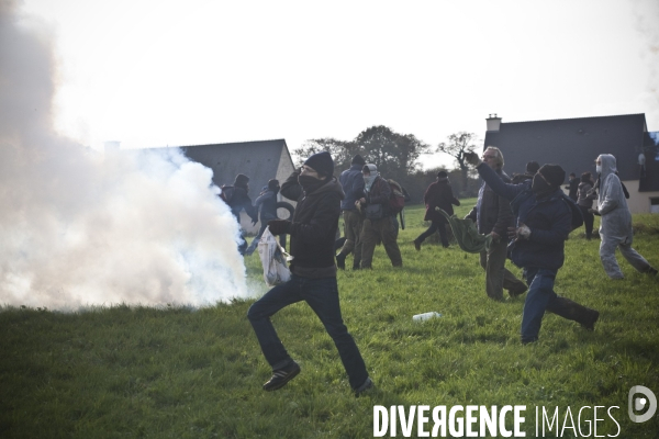 Action de blocage d un train de déchets nucléaires CASTOR