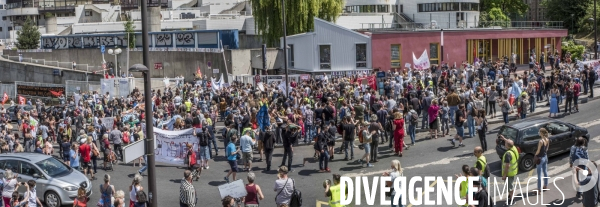 Hopital Robert Debré. Les soignants manifestent