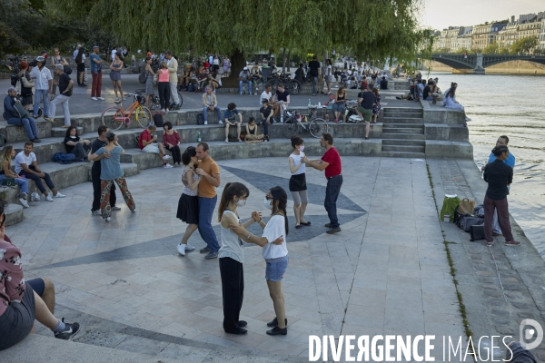 Quais de Seine le 21 mai 2020