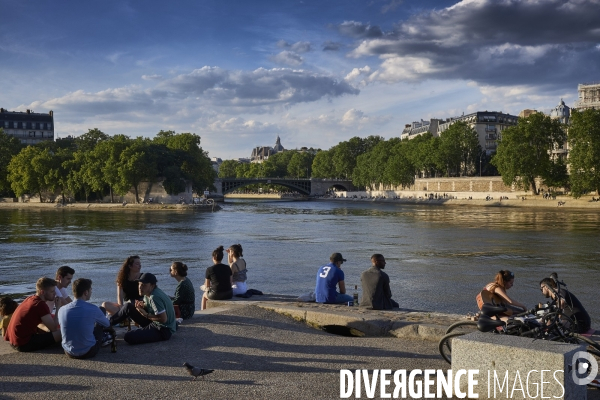 Quais de Seine le 21 mai 2020