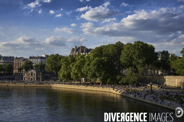 Quais de Seine le 21 mai 2020