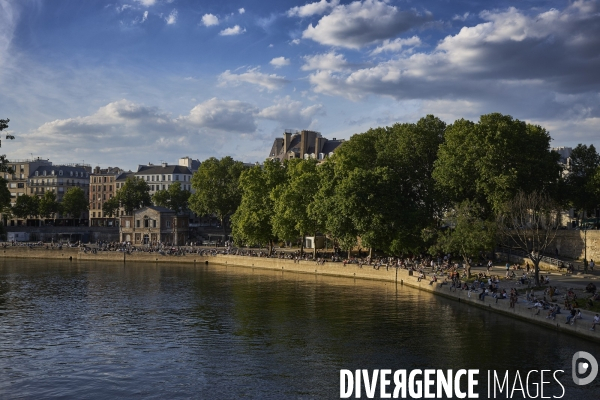 Quais de Seine le 21 mai 2020