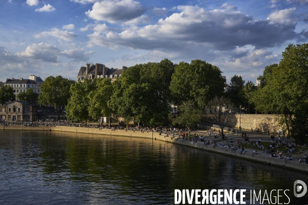 Quais de Seine le 21 mai 2020