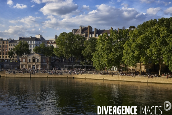 Quais de Seine le 21 mai 2020