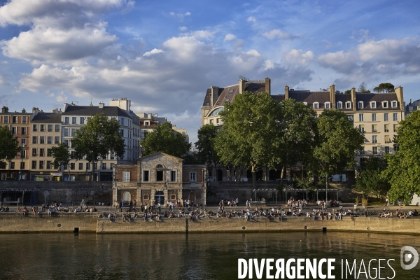 Quais de Seine le 21 mai 2020