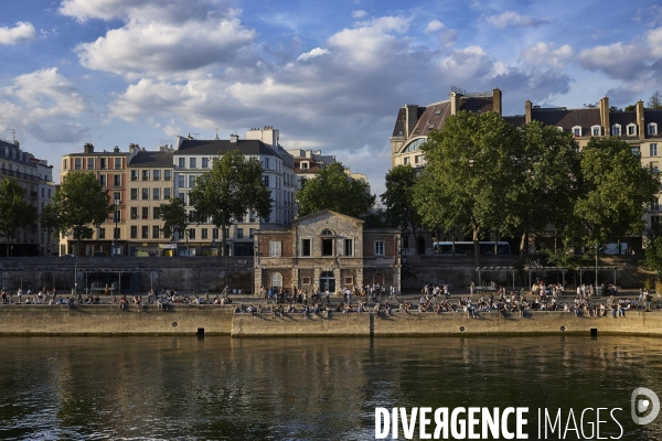 Quais de Seine le 21 mai 2020