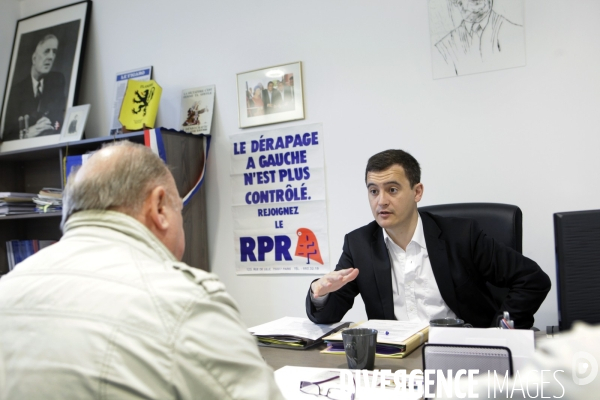 Gérald DARMANIN dans sa permanence à Tourcoing