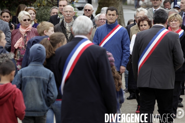 Gérald DARMANIN participe à une cérémonie officielle à Tourcoing