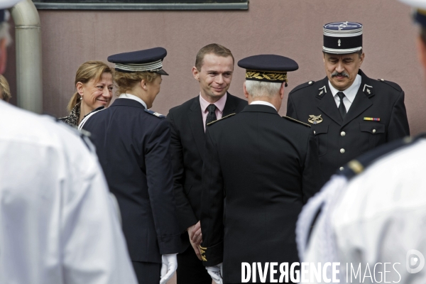 Olivier DUSSOPT participe à une cérémonie des policiers morts pour la France