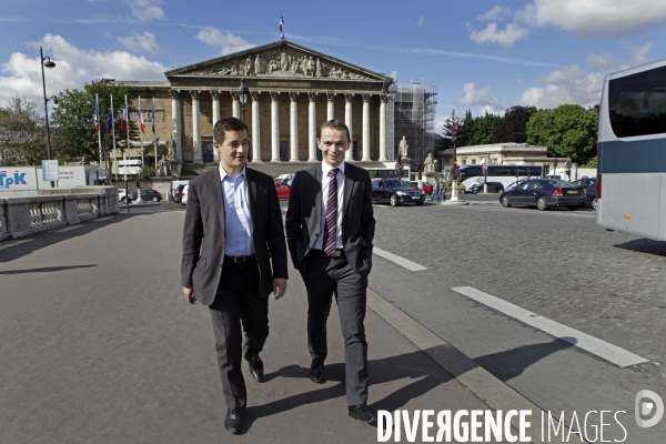 Olivier DUSSOPT et Gérald DARMANIN devant l Assemblée Nationale