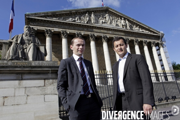 Olivier DUSSOPT et Gérald DARMANIN devant l Assemblée Nationale