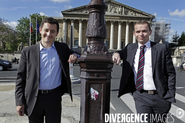 Olivier DUSSOPT et Gérald DARMANIN devant l Assemblée Nationale