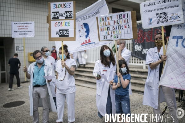 Rassemblement de soutien aux soignants