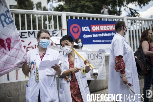 Rassemblement de soutien aux soignants