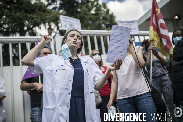 Rassemblement de soutien aux soignants