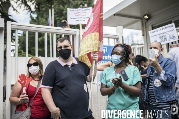 Rassemblement de soutien aux soignants