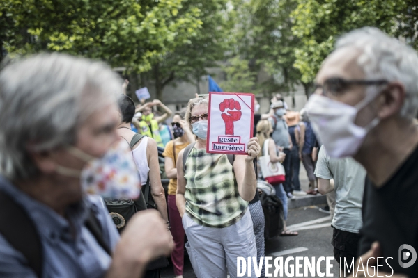 Rassemblement de soutien aux soignants